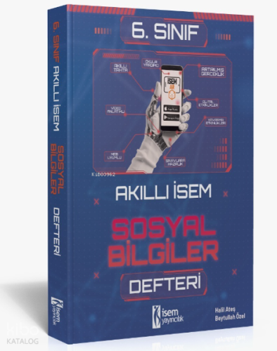 2025 Akıllı İsem 6. Sınıf Sosyal Bilgiler Defteri İsem Yayıncılık | Ha