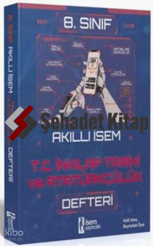 2025 Akıllı İsem 8. Sınıf İnkılap Tarihi Akıllı Defter