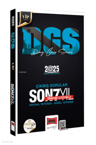 2025 DGS VİP Sayısal-Sözel Yetenek Tamamı Çözümlü Son 7 Yıl Çıkmış Sor