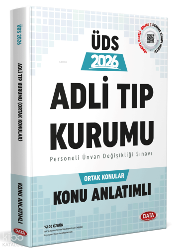 2026 Adli Tıp Kurumu ÜDS Ortak Konular Konu Anlatımlı | Komisyon | Dat