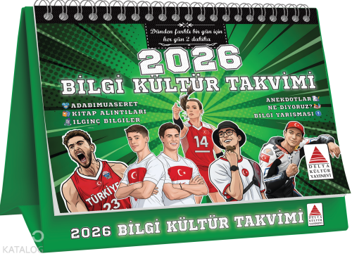 2026 Bilgi Kültür Takvimi | | Delta Kültür Yayınevi