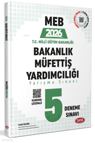 2026 MEB Bakanlık Müfettiş Yardımcılığı 5 Deneme Sınavı - Karekod Çözü