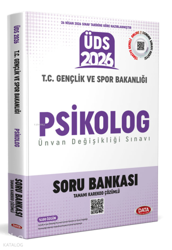 2026 T.C. Gençlik ve Spor Bakanlığı Psikolog ÜDS Soru Bankası - Karekod Çözümlü