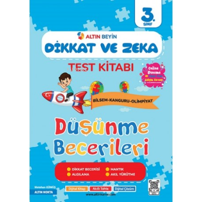 3. Sınıf Altın Beyin Dikkat Ve Zeka Kitabı | Kolektif | Altın Nokta Ya