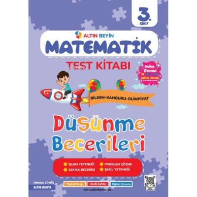 3. Sınıf Altın Beyin Matematik Test Kitabı | Kolektif | Altın Nokta Ya