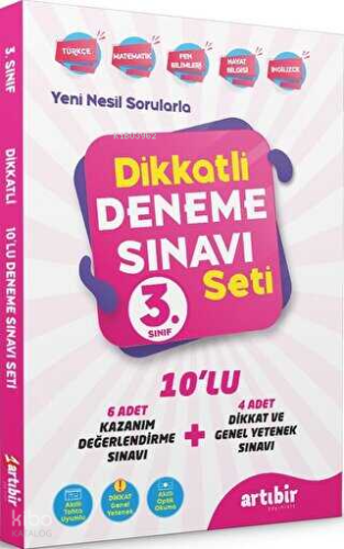 3.Sınıf Dikkatli Deneme Sınavı Seti