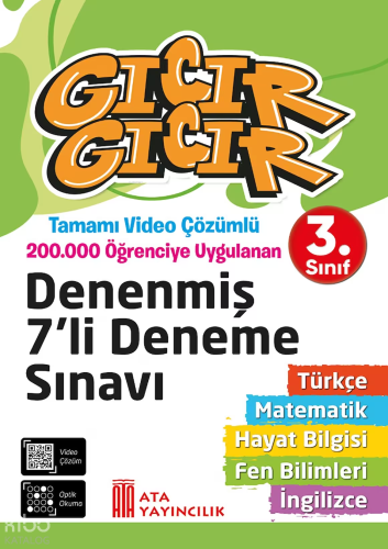 3. Sınıf Gıcır Gıcır Tüm Dersler Denenmiş 7'li Deneme Sınavı | Kolekti