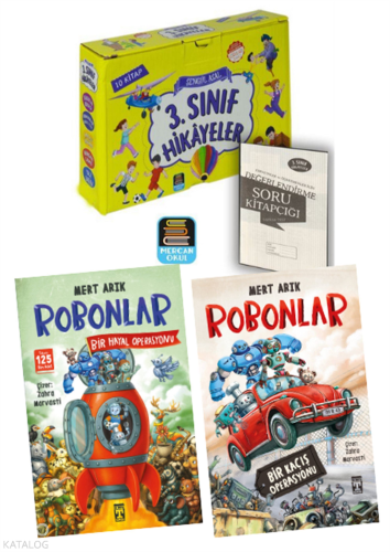 3. Sınıf Hikayeler Okuma Seti 10 Kitap - Robonlar - Bir Kaçış Operasyo