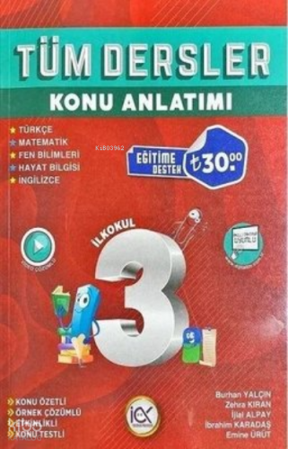 3.Sınıf K.A. Tüm Dersler - 2022 | Kolektif | İlk Önce Yayınları (Bayil