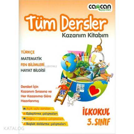 3. Sınıf Tüm Dersler Kazanım Kitabım