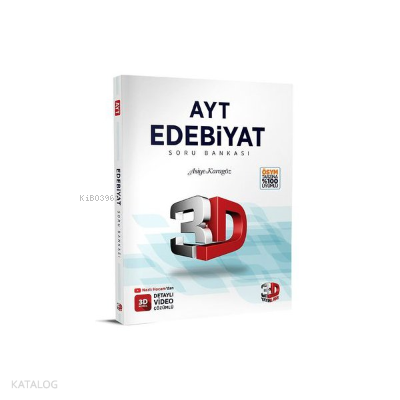 3D AYT Edebiyat Soru Bankası 3D Yayınları | Kolektif | 3D Yayınları (H