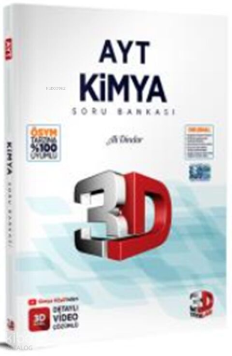 3D Yayınları AYT Kimya Soru Bankası | Ali Dindar | 3D Yayınları (Hazır