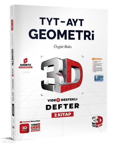 3D Yayınları Tyt-Ayt Vdd Geometri 2.Kitap | Kolektif | 3D Yayınları (H