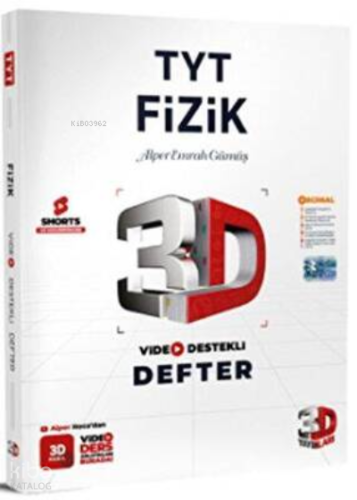 3D Yayınları TYT Fizik Video Destekli Defter | Kolektif | 3D Yayınları