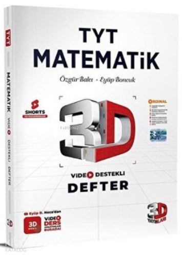 3D Yayınları TYT Matematik Video Destekli Defter