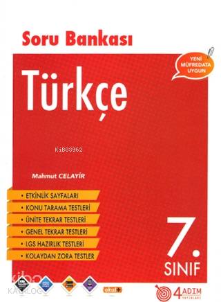 4 Adım - 7. Sınıf Türkçe Soru Bankası