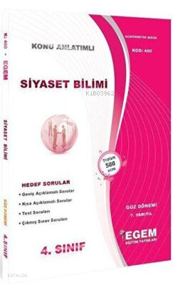 4. Sınıf 7. Yarıyıl Siyaset Bilimi Konu Anlatımlı Soru Bankası
