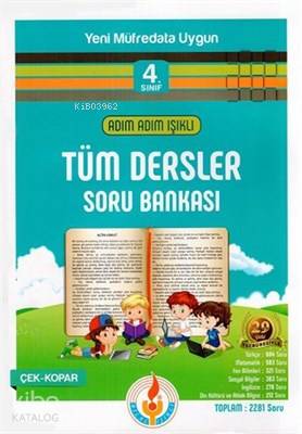 4. Sınıf Adım Adım Işıklı Tüm Dersler Soru Bankası