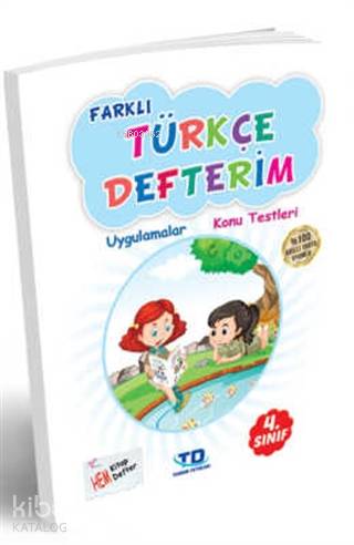 4. Sınıf Farklı Türkçe Defterim Uygulamalar - Konu Testleri