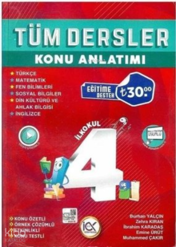 4.Sınıf K.A. Tüm Dersler - 2022 | Kolektif | İlk Önce Yayınları (Bayil