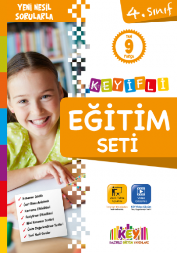 4. Sınıf Keyifli Eğitim Seti (9 Kitap)