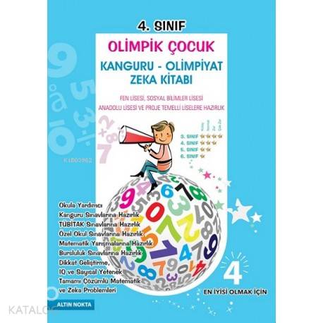 4. Sınıf Olimpik Çocuk Bilsem Kanguru Olimpiyat Zeka Kitabı | Kolektif