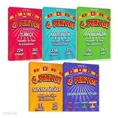 4.Sınıf Periyot Eğitim Seti | Kolektif | Netbil Yayıncılık