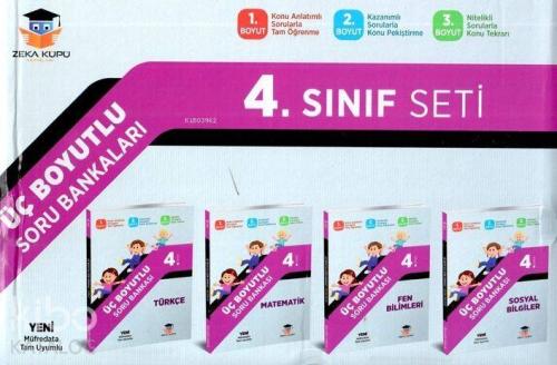 4. Sınıf Tüm Dersler Üç Boyutlu Soru Bankası Seti