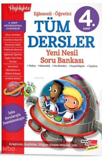 4. Sınıf Tüm Dersler Yeni Nesil Soru Bankası