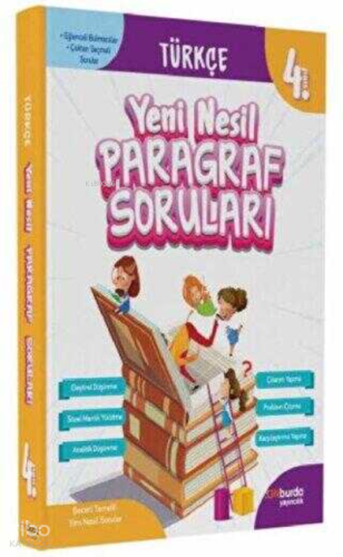 4.Sınıf Türkçe Yeni Nesil Paragraf Soruları Onburda Yayınları | Kolekt