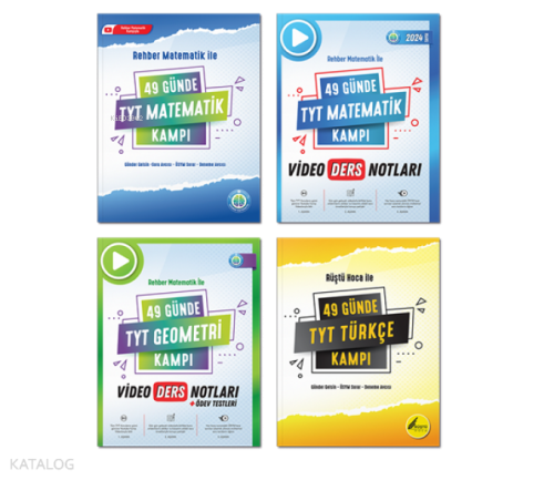 49 Günde TYT Kamp Kitapları - 1.200 Kitaplık Set Yüzde 15 Prim Hediyeli