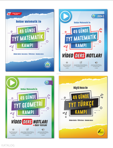 49 Günde TYT Kamp Kitapları - 80 Kitaplık Set Yüzde 5 Prim Hediyeli