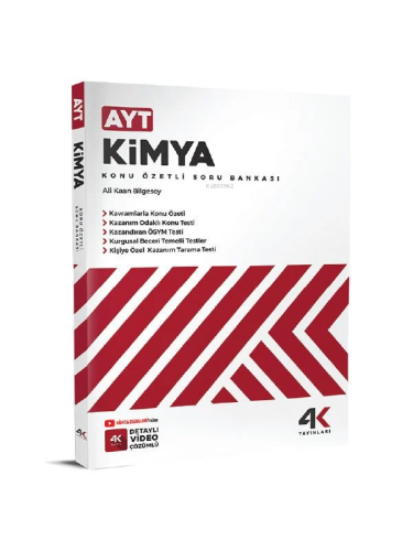 4K Ayt Kimya Konu Özetli Soru Bankası