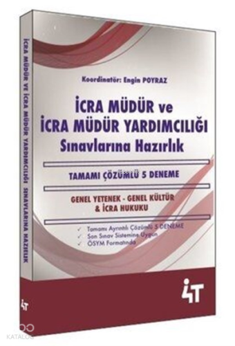 4T İcra Müdür Ve İcra Müdür Yardımcılığı Sınavlarına