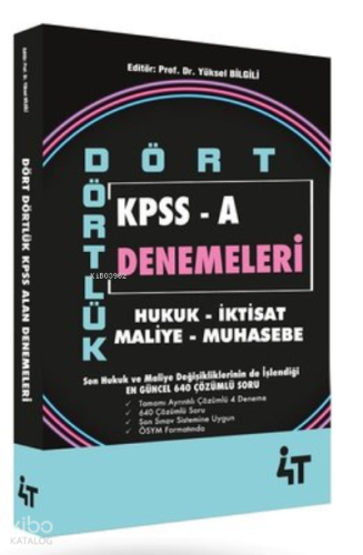 4T Kpss A Dört Dörtlük Denemeleri