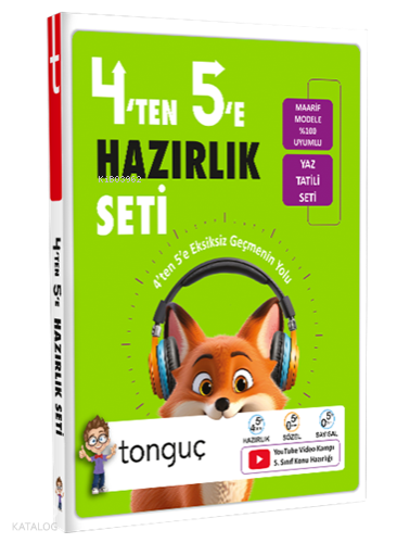 4'ten 5'e Hazırlık Seti | Kolektif | Tonguç Akademi