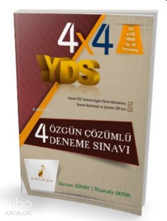 4x4 YDS 4 Özgün Çözümlü Deneme Sınavı