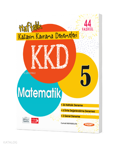5 Matematik Haftalık Kazanım Kavrama Denemeleri (44 Fasikül) | Kolekti