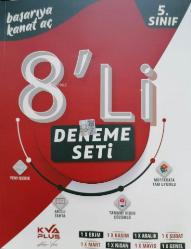 5.Sınıf 8'li Deneme Seti Kırmızı Seri
