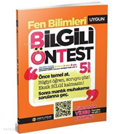 5.Sınıf Bilgili Ön Test Fen Bilimleri