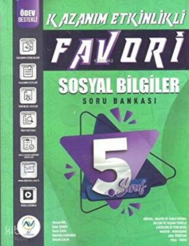 5.Sınıf Favori Kaz. Etk. S.B. Sosyal Bil. - 2023 | Kolektif | Av Yayın