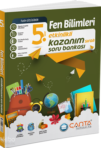 5.Sınıf Fen Bilimleri Etkinlikli Kazanım Soru Bankası | Kolektif | Çan