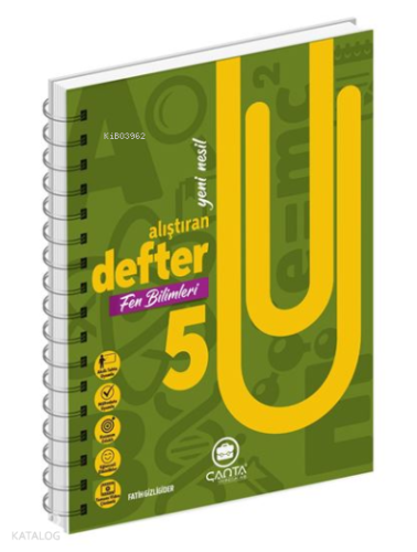 5.Sınıf Fen Bilimleri Okula Yardımcı Alıştıran Defter | Kolektif | Çan
