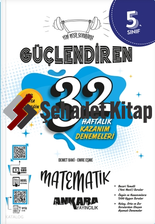 5.Sınıf Güçlendiren 32 Haftalık Matematik Kazanım Denemeleri