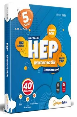 5. Sınıf HEP Matematik Haftalık Deneme Föyleri | Mustafa Tümen | Hiper