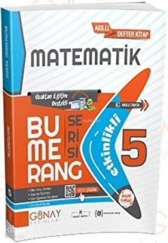 5. Sınıf Matematik Bumerang Serisi Etkinlikli Akıllı Defter