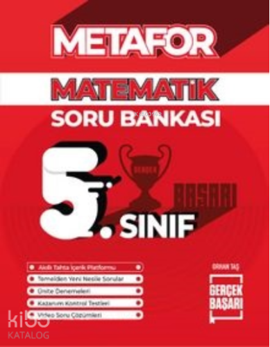 5. Sınıf ;Matematik Soru Bankası | Orhan Taş | Gerçek Başarı Yayınları