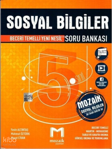 5.Sınıf Mozaik S.B. Sosyal Bilgiler - 2021 | Mahmut Öztürk | Mozaik (B