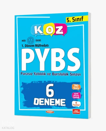 5. Sınıf PYBS 6 Deneme | Kolektif | Kurmay Yayınevi (Hazırlık)