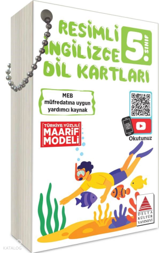 5. Sınıf Resimli Dil Kartları